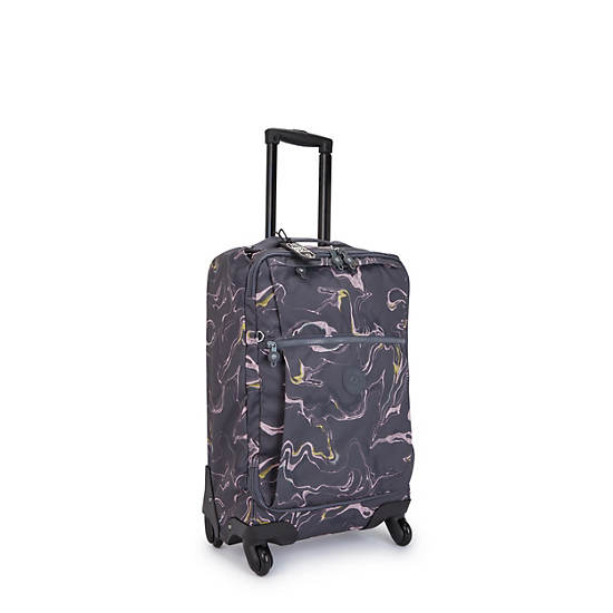 Maletas Kipling Darcey Small Printed Carry-On Rolling Azules | MX 1744CT